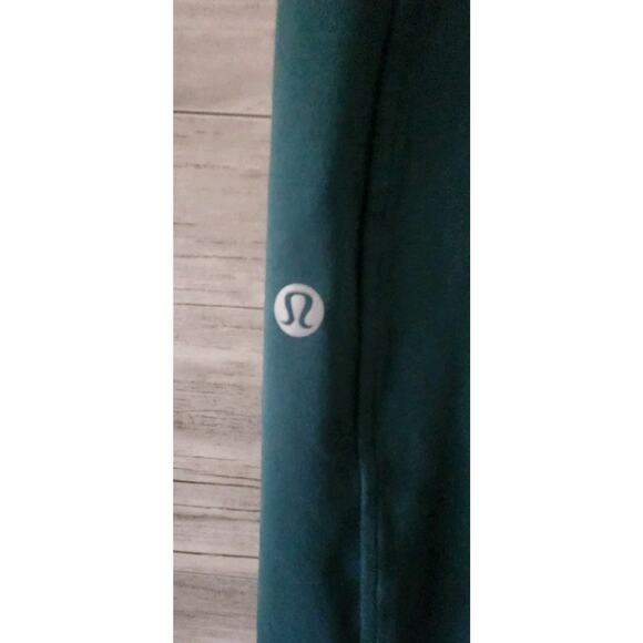 Lululemon Its Rulu Run Fleece High-Rise Jogger Full Length Storm Teal Size 4 EUC - Picture 5 of 6